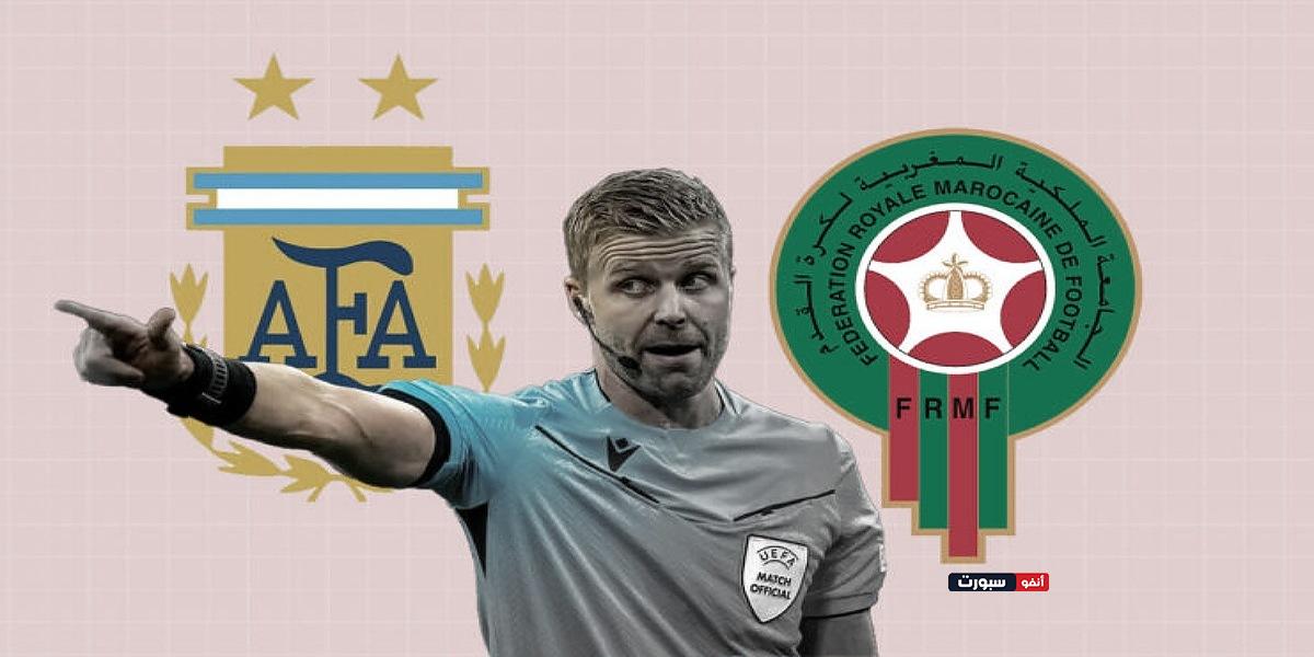 لا يصدق الفيفا تتخد قرار صادم في حق الحكم السويدي بسبب ما فعله في مباراة المغرب والأرجنتين لا يصدق الفيفا تتخد قرار في حق الحكم السويدي بمباراة المغرب والأرجنتين