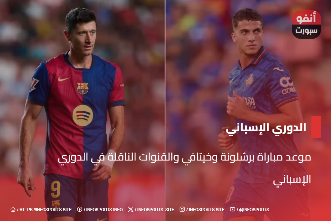 موعد مباراة برشلونة وخيتافي والقنوات الناقلة في الدوري الإسباني