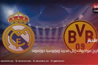 تاريخ مواجهات ريال مدريد وبوروسيا دورتموند