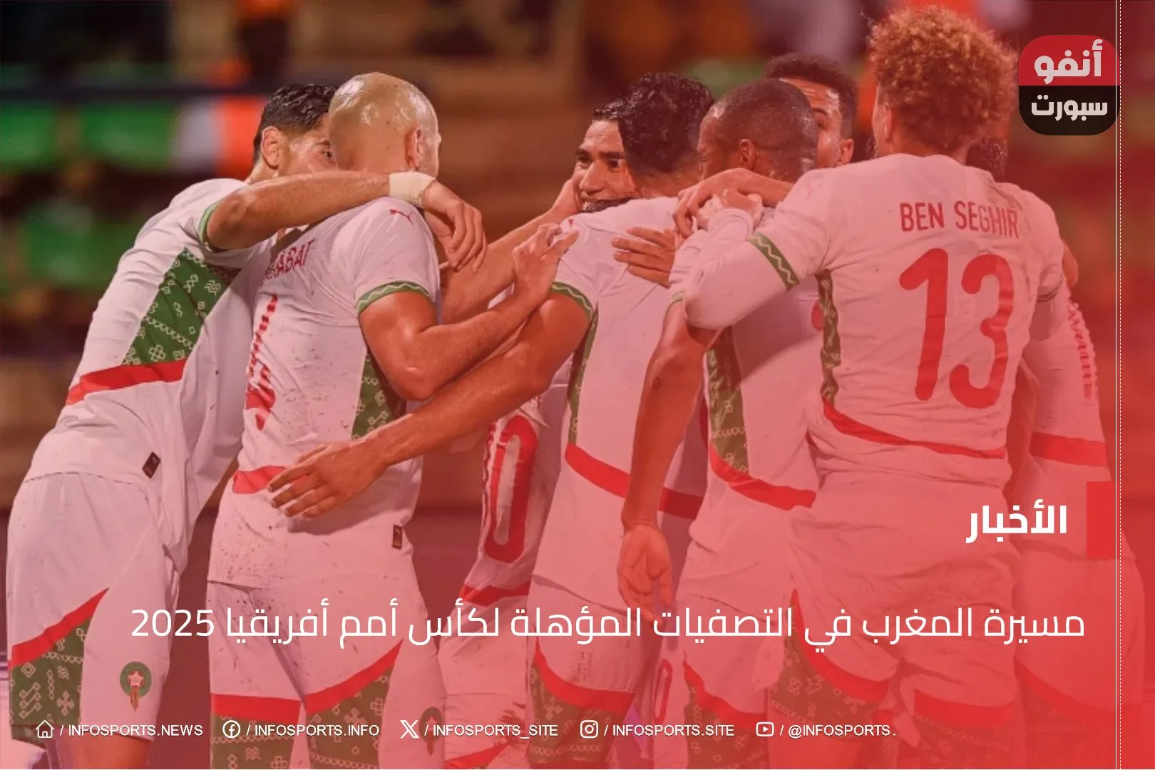 مسيرة المغرب في التصفيات المؤهلة لكأس أمم أفريقيا 2025