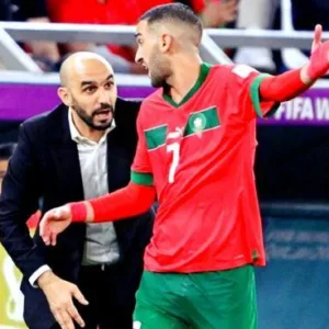 الركراكي يبلغ حكيم زياش قراره النهائي بشأن عودته للمنتخب - حكيم زياش