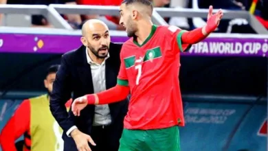 الركراكي يبلغ حكيم زياش قراره النهائي بشأن عودته للمنتخب - حكيم زياش