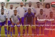 موعد مباراة الهلال ومازيمبي والقنوات الناقلة في دوري أبطال إفريقيا 2024 - موعد مباراة الهلال ومازيمبي