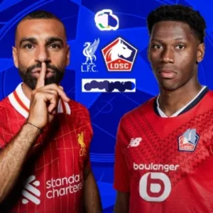 القنوات المفتوحة الناقلة لمباراة ليفربول وليل في دوري أبطال أوروبا