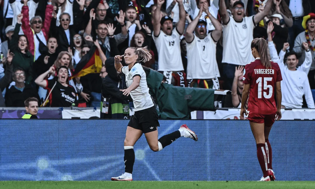انتصار هام لألمانيا على الدنمارك في أمم أوروبا للسيدات انتصار هام لألمانيا على الدنمارك في أمم أوروبا للسيدات
