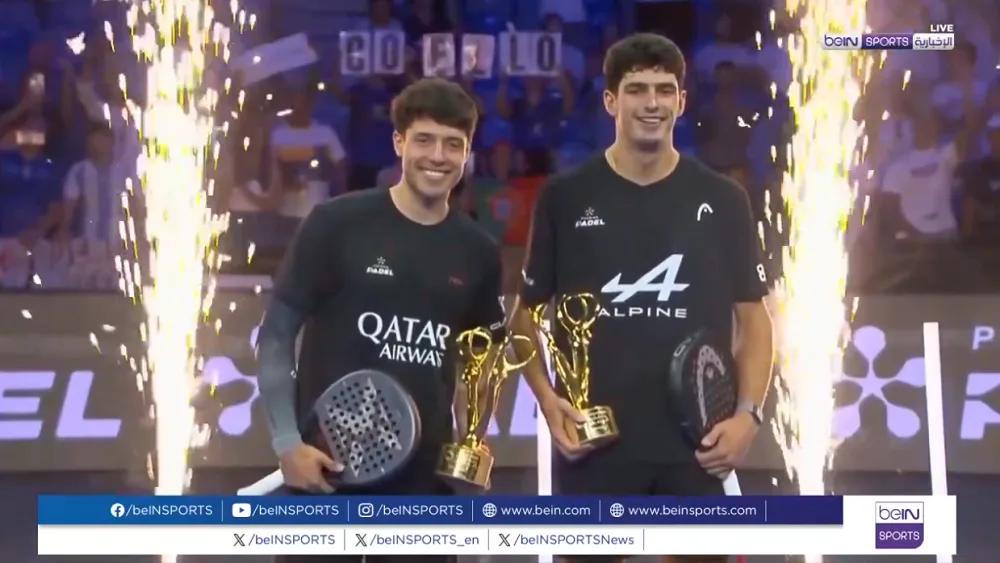 كوييو وتابيا يتفوقان ويفوزان ببطولة ملقا بادل كوييو وتابيا يتفوقان ويفوزان ببطولة ملقا بادل