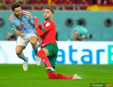 المنتخب الوطني المغربي يقترب من معادلة رقم إسبانيا التاريخي