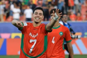 فيديو عثمان معما يسجل مقصية في شباك منتخب البرازيل بكأس العالم تحث 20 سنة