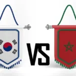 banniere drapeau coree du sud vs maroc 187299 32293