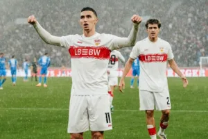 فيديو بلال الخنوس يسجل هدف رائع ويقود فريقه للمركز الرابع بالدوري الألماني
